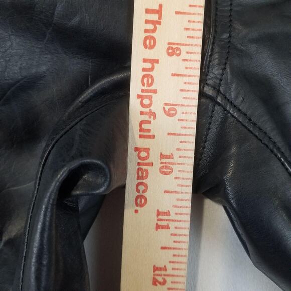 3 PC GAP Leather Boot Cut Pants Womens 28 x 29 Lined 5 Pocket Jeans Style Biker - Picture 9 of 16